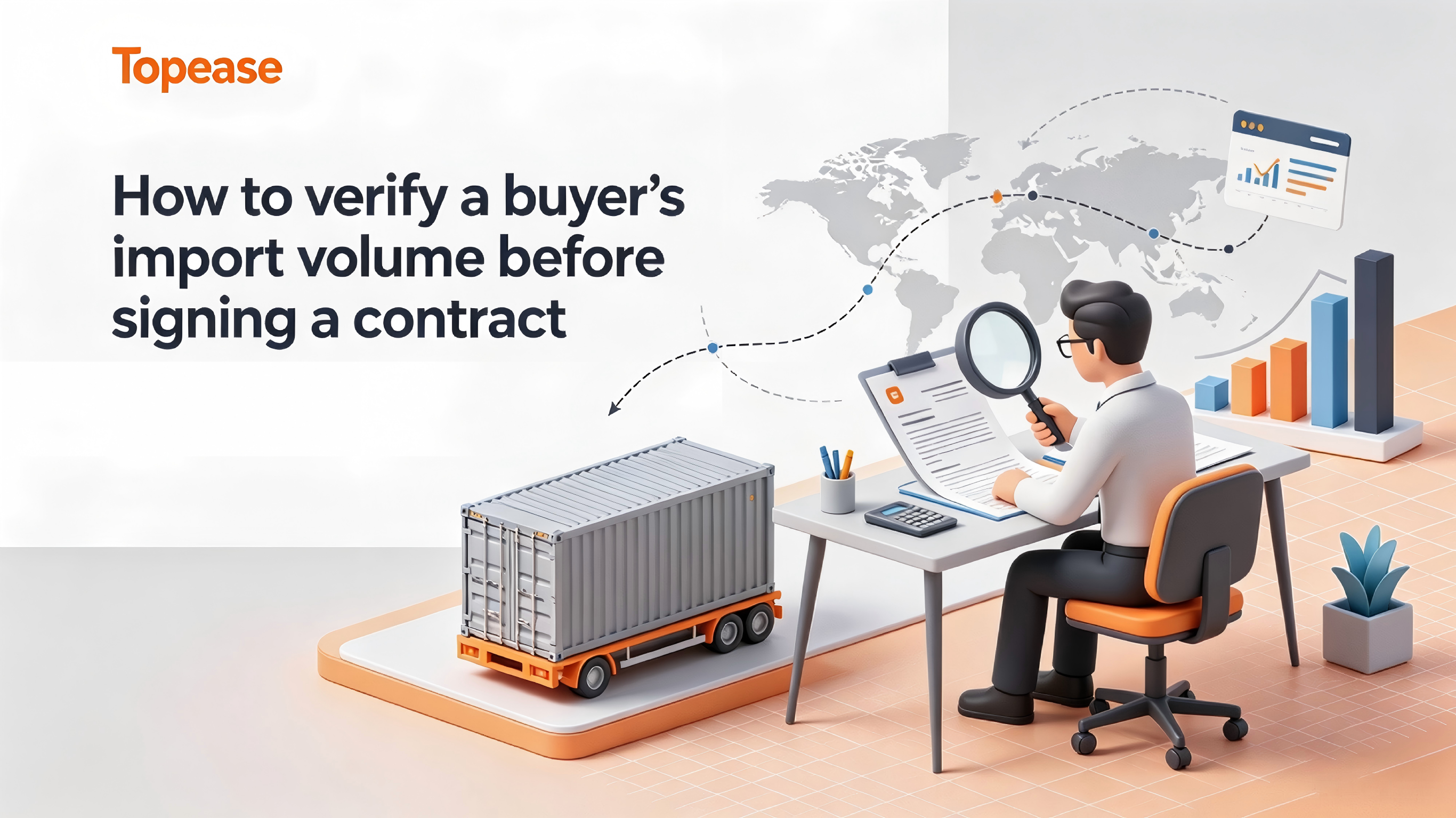 How to verify a buyer's import volume before signing a contract