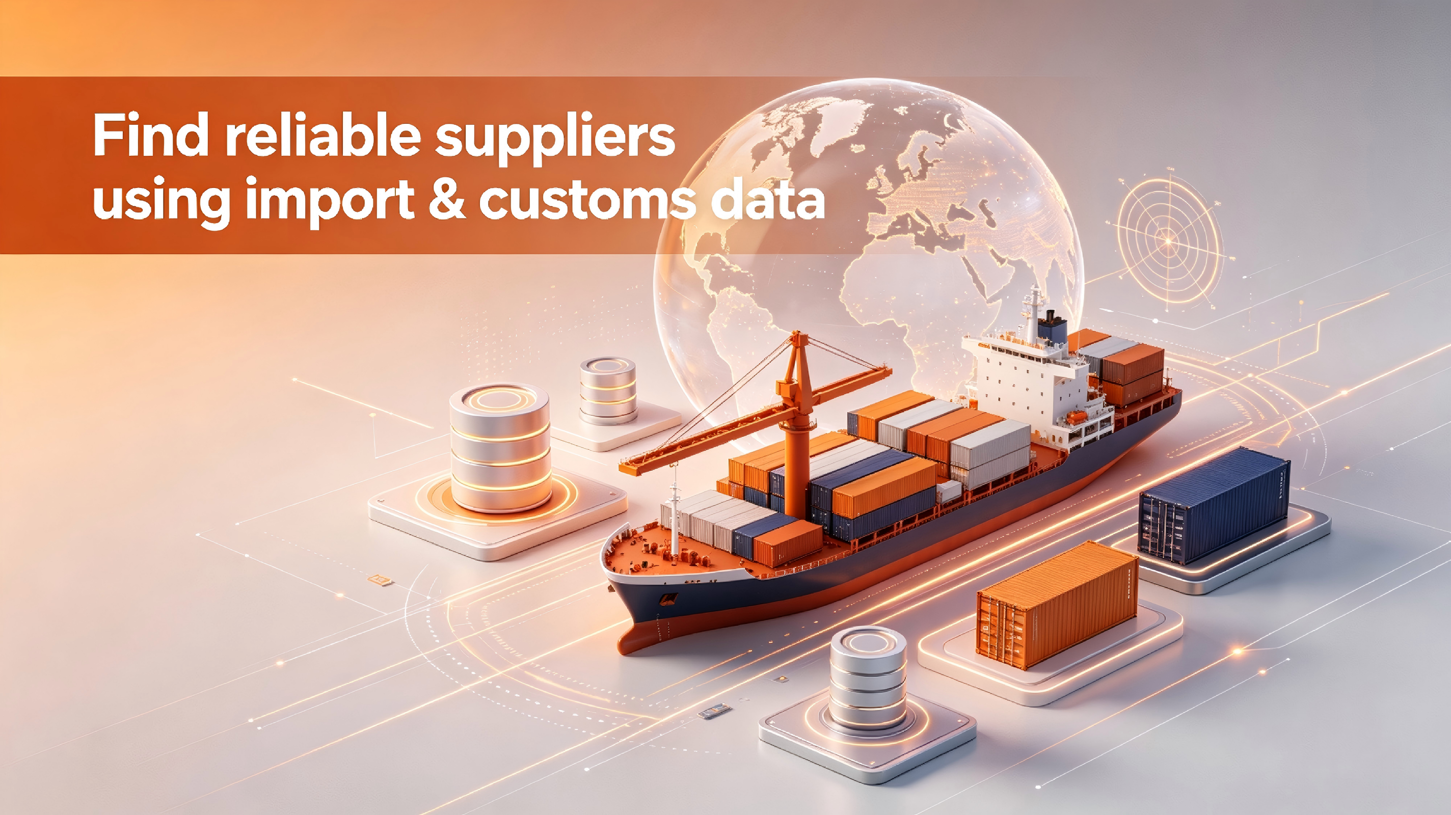 How to find reliable suppliers using import & customs data